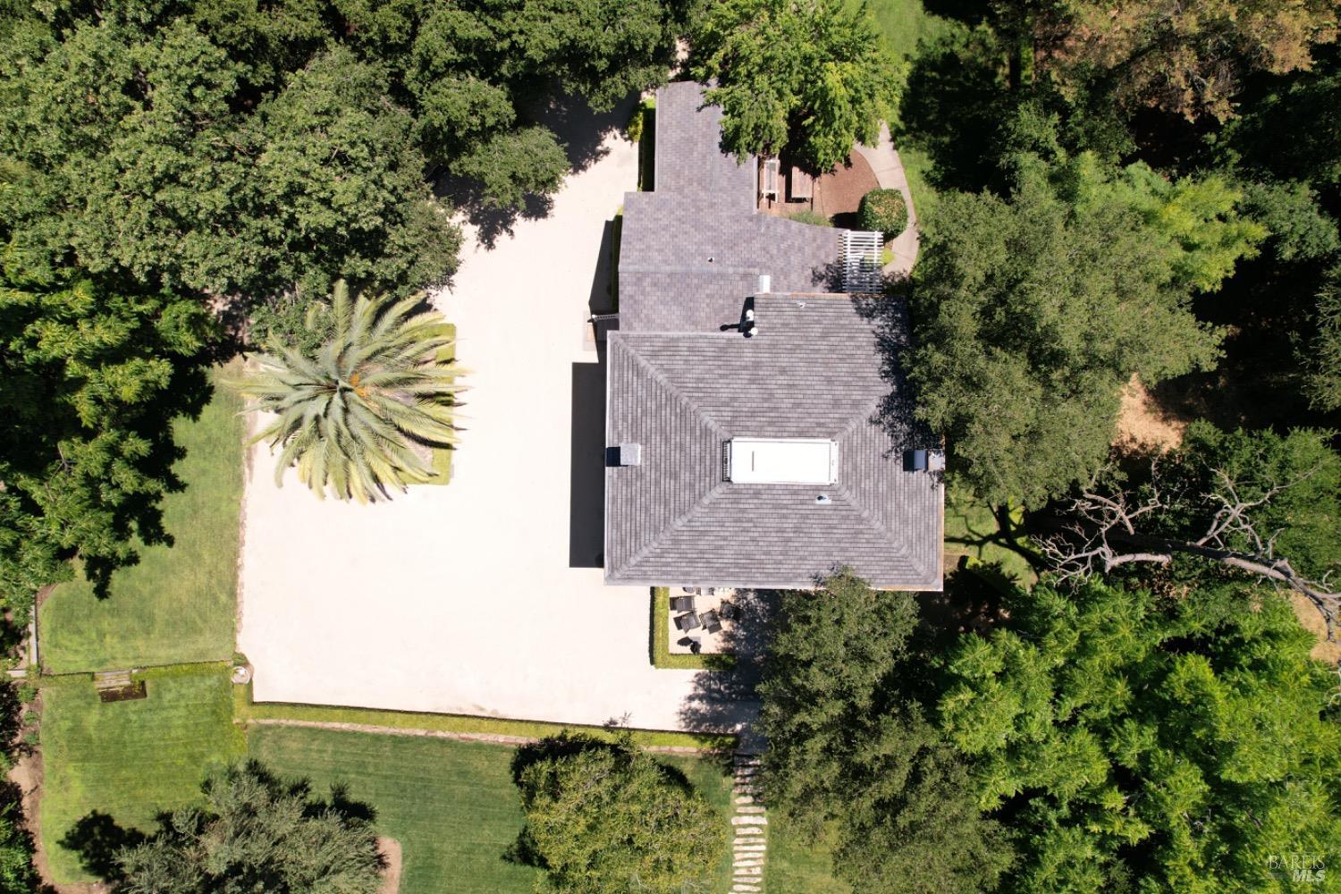 751 Crystal Springs Road St. Helena, CA 94574 - Photo 14 of 25 an aerial view of a house with a yard