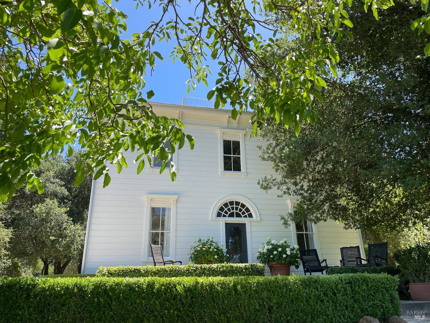 751 Crystal Springs Road St. Helena, CA 94574 - Photo 21 of 25 a front view of a house with a yard