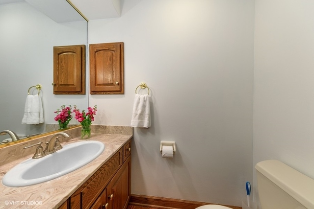 16 Tartan Ridge Road Burr Ridge, IL 60527 - Photo 10 of 30 a bathroom with a sink vanity mirror and toilet