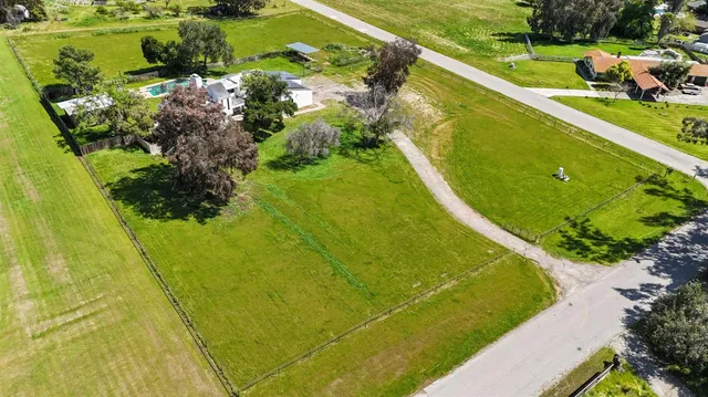 a view of a garden with an outdoor space
