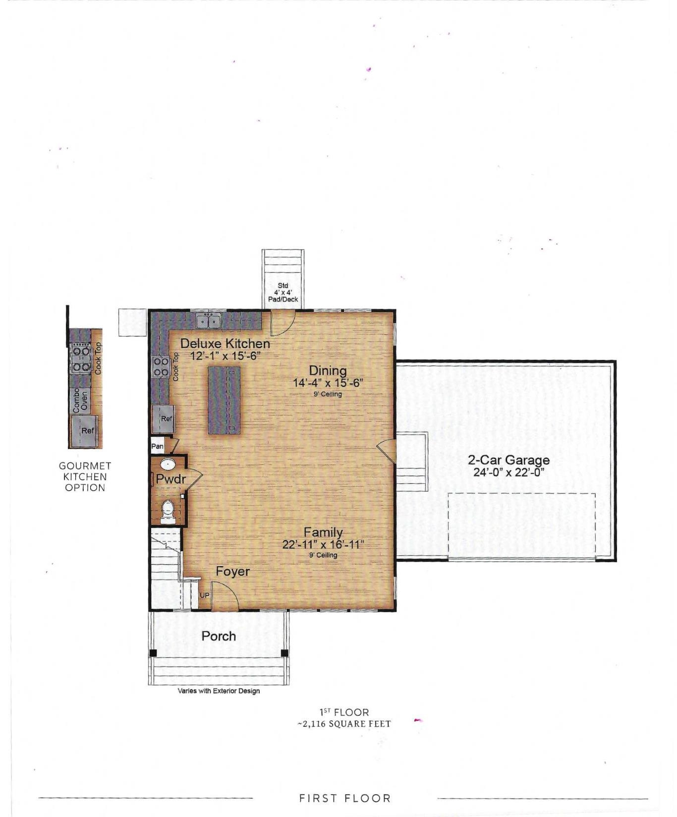 1208 Marsh Hawk Way Wake Forest, NC 27587 - Photo 9 of 11 a picture of a floor plan