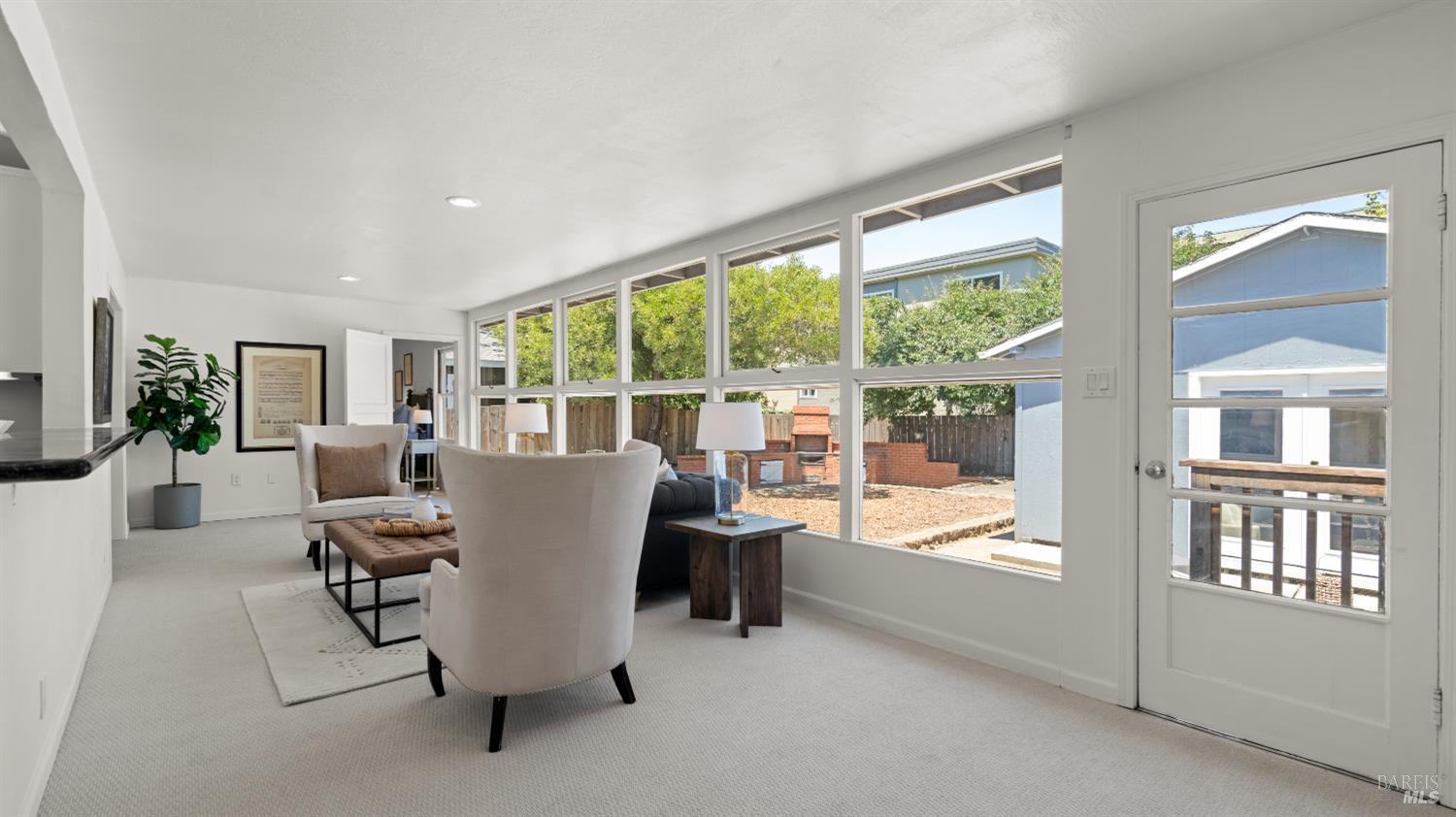 38 Bret Avenue San Rafael, CA 94901 - Photo 21 of 52 a view of a dining room with furniture window and outside view