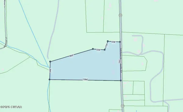 a view of a house with a yard covered in snow