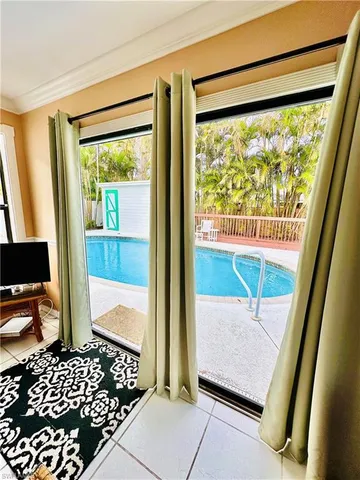 a view of front door