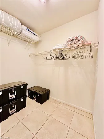 a view of a closet