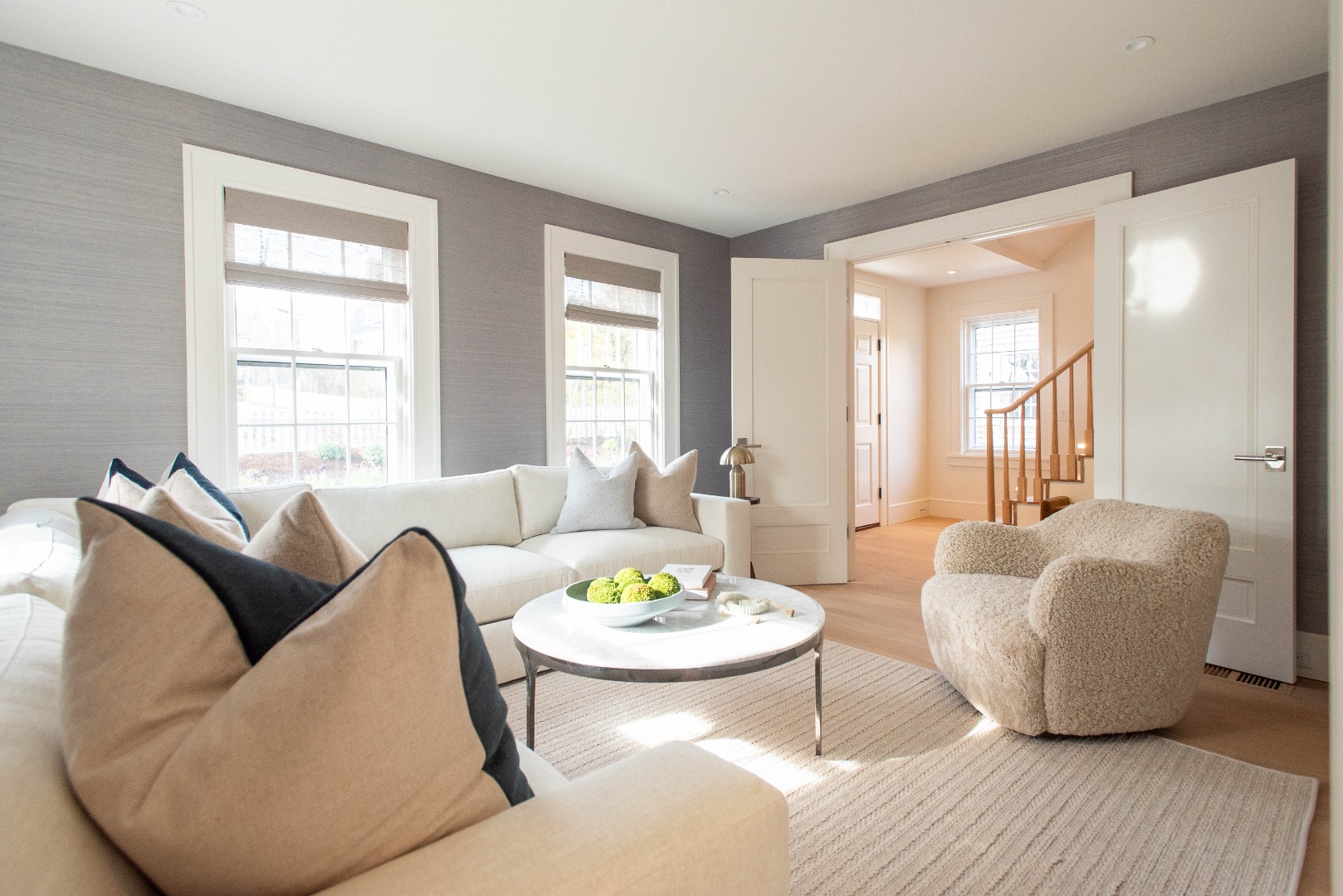 10 Silver Street Nantucket, MA 02554 - Photo 11 of 48 a living room with furniture and a wooden floor