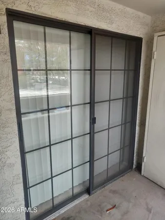 a view of a balcony