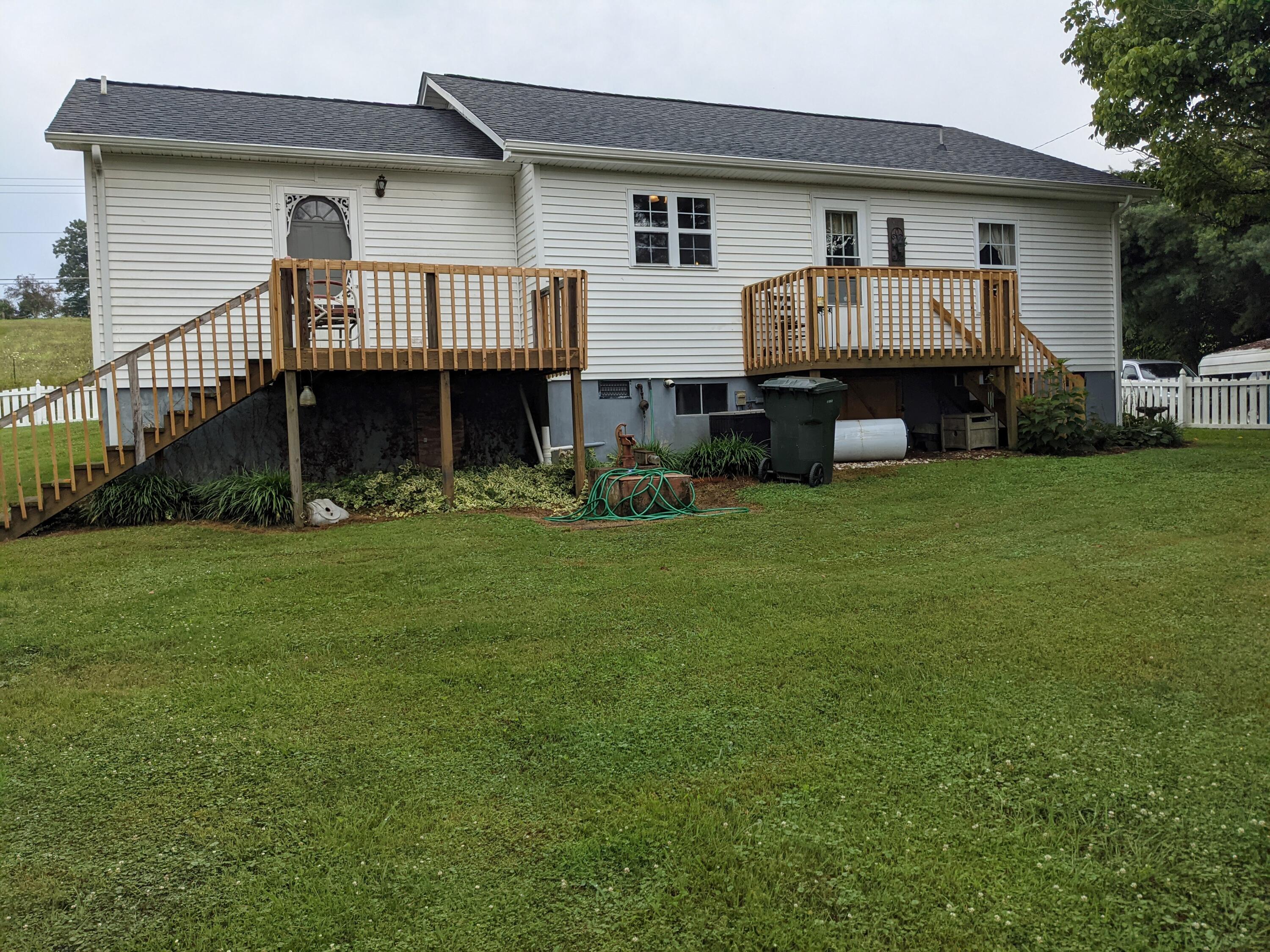 479 Boones Station Road Gray, TN 37615 - Photo 5 of 5 Back View Two Decks