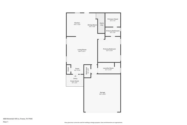 $1,790 | 4838 Montclair Hill Lane, Fresno, TX 77545