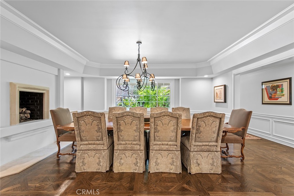 24308 Bridle Trail Road Hidden Hills, CA 91302 - Photo 10 of 29 a view of a dining room with furniture