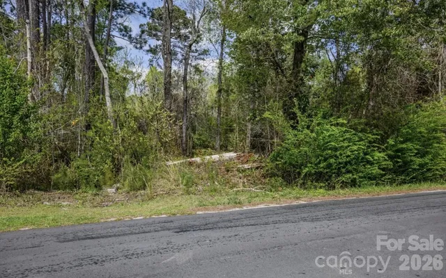 a view of a stadium that has a big yard