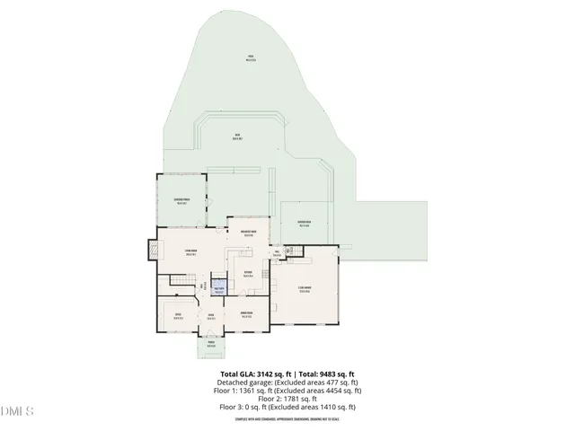 $925,000 | 4820 Sandberry Lane, Raleigh, NC 27613