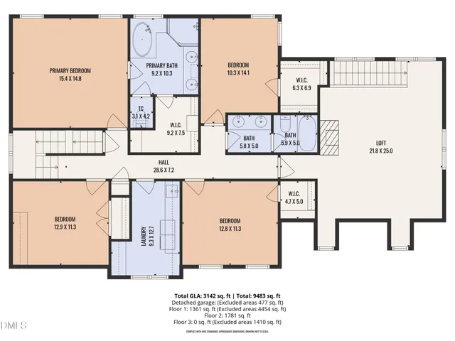 $925,000 | 4820 Sandberry Lane, Raleigh, NC 27613