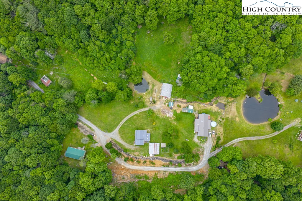 285 Roaring Fork Road Todd, NC 28684 - Photo 41 of 41 a view of a fountain in a big yard