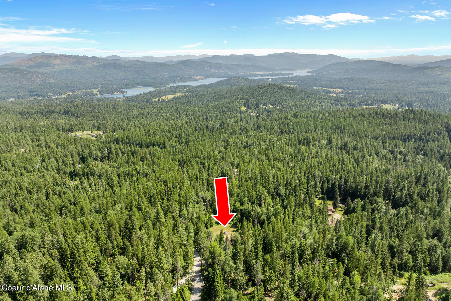 948 North Wrenco Road Sandpoint, ID 83864 - Photo 6 of 37 Aerial_948NWrencoRd-7_Arrow
