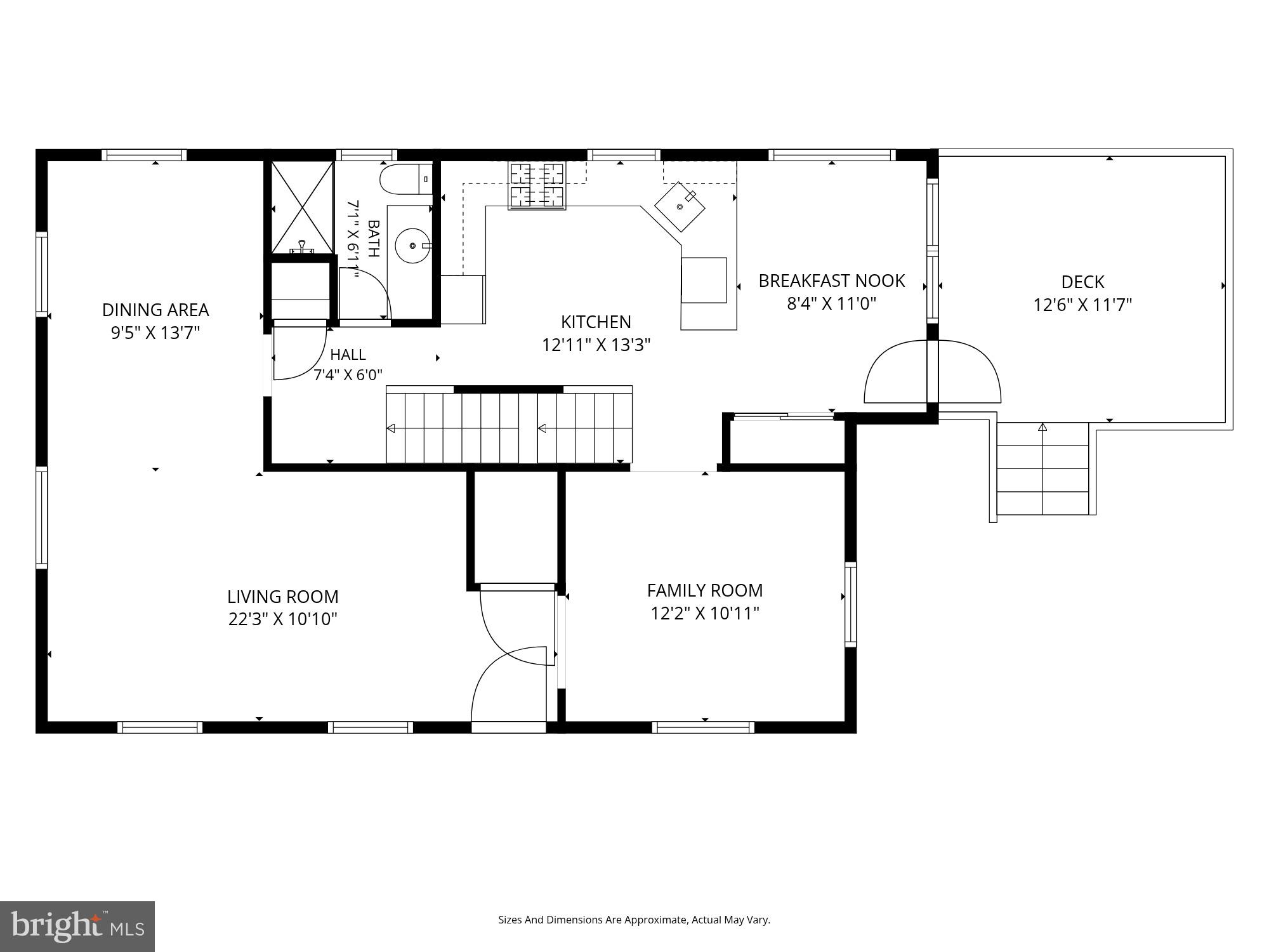 7049 Mink Hollow Road Highland, MD 20777 - Photo 67 of 72 House floorplan - main level