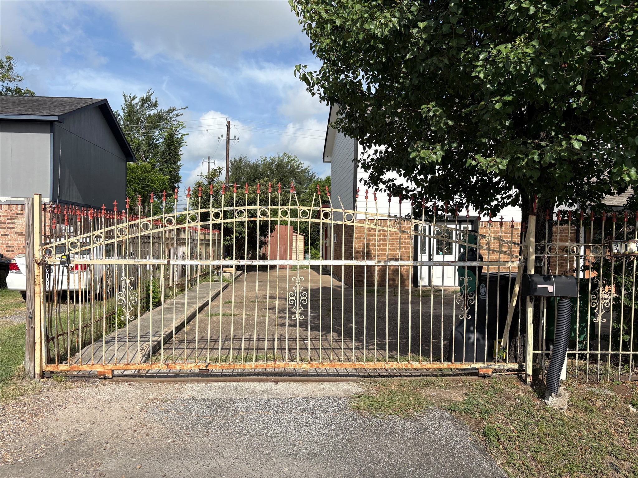 2131 Campbell Road Houston, TX 77080 - Photo 2 of 39 a view of outdoor space with deck and trees