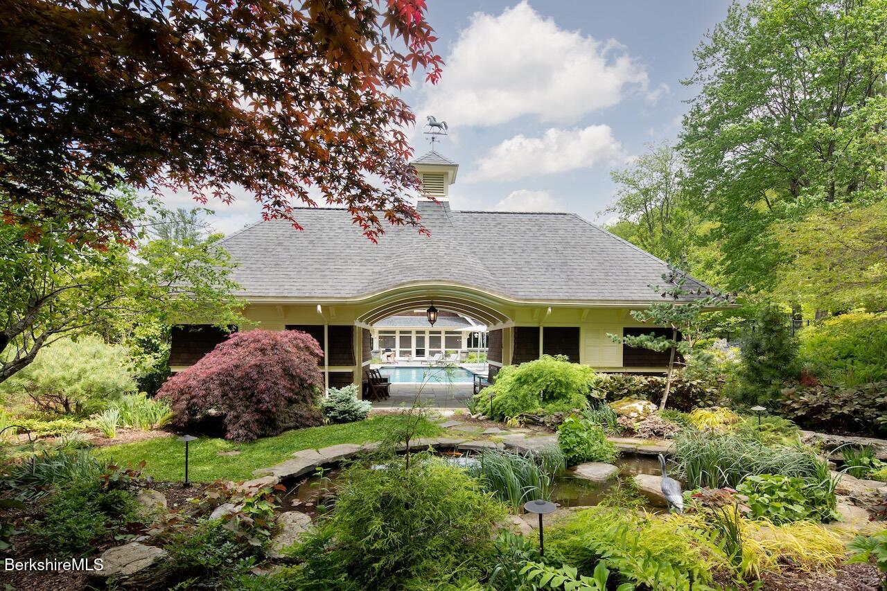 50 E Road Alford, MA 01266 - Photo 55 of 60 a house view with a garden space