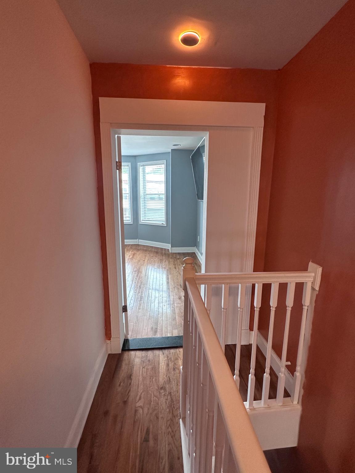 5254 Jefferson Street Philadelphia, PA 19131 - Photo 27 of 30 a view of a hallway with wooden floor and staircase