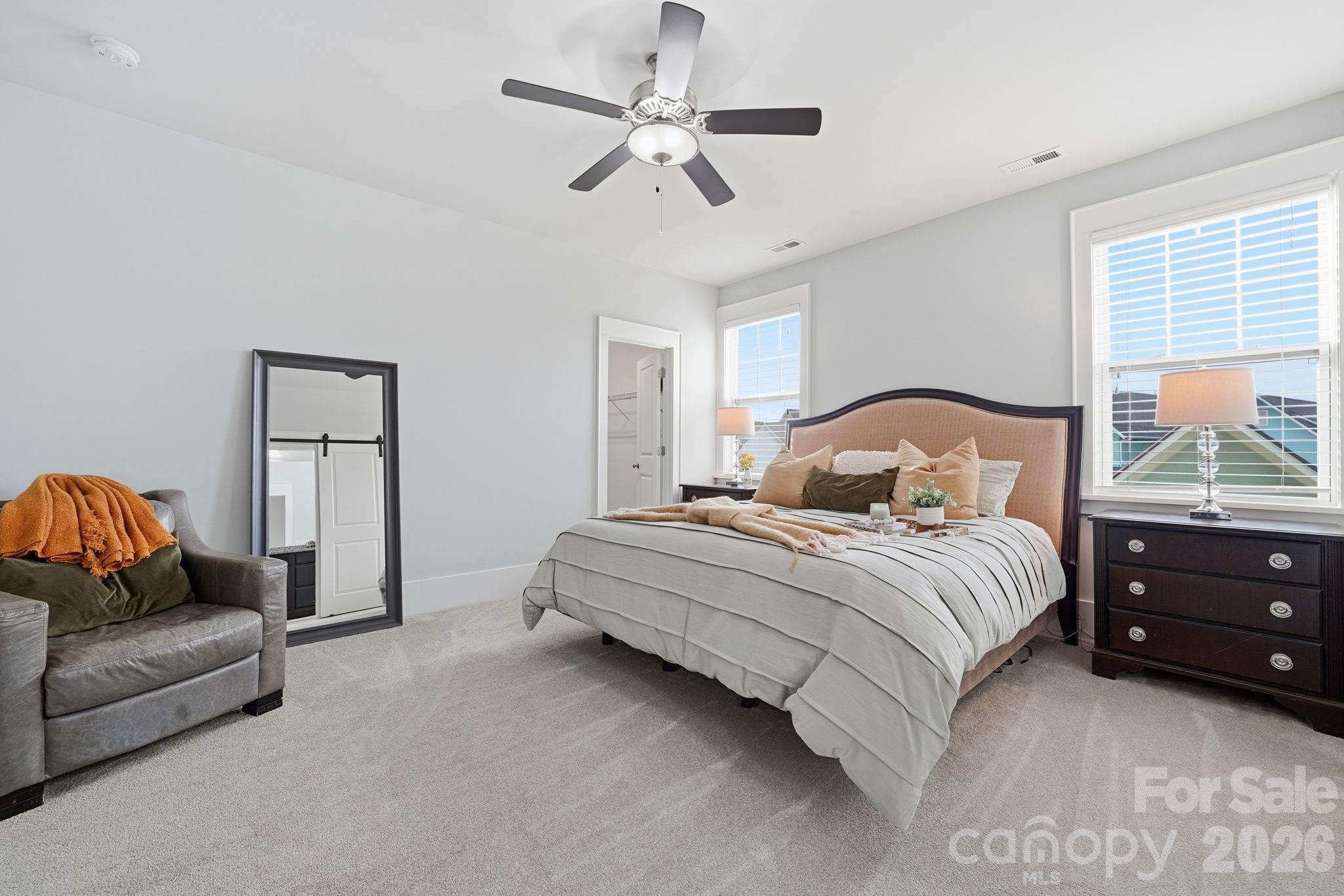 312 Mill Ridge Road Rock Hill, SC 29730 - Photo 24 of 42 a bedroom with a bed couches and window