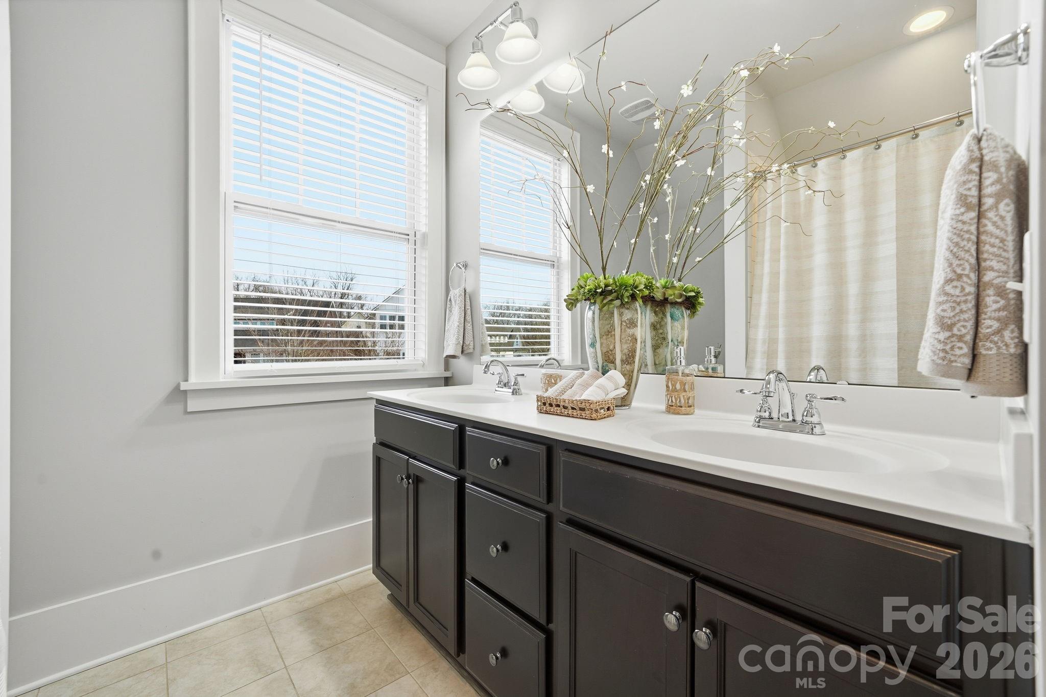 312 Mill Ridge Road Rock Hill, SC 29730 - Photo 32 of 42 a bathroom with double vanity and a mirror