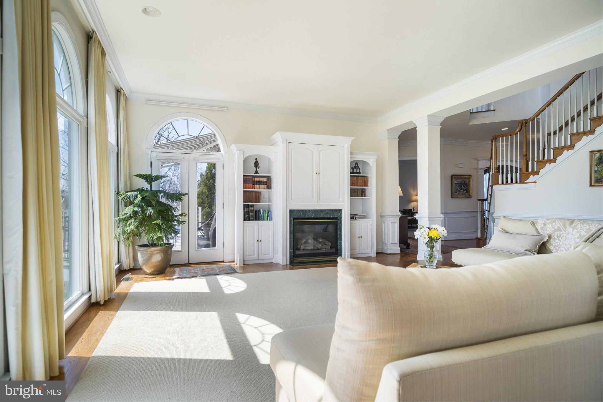 8514 Link Hills Loop Gainesville, VA 20155 - Photo 11 of 65 Heriage Built In Wall System w/ gas fireplace