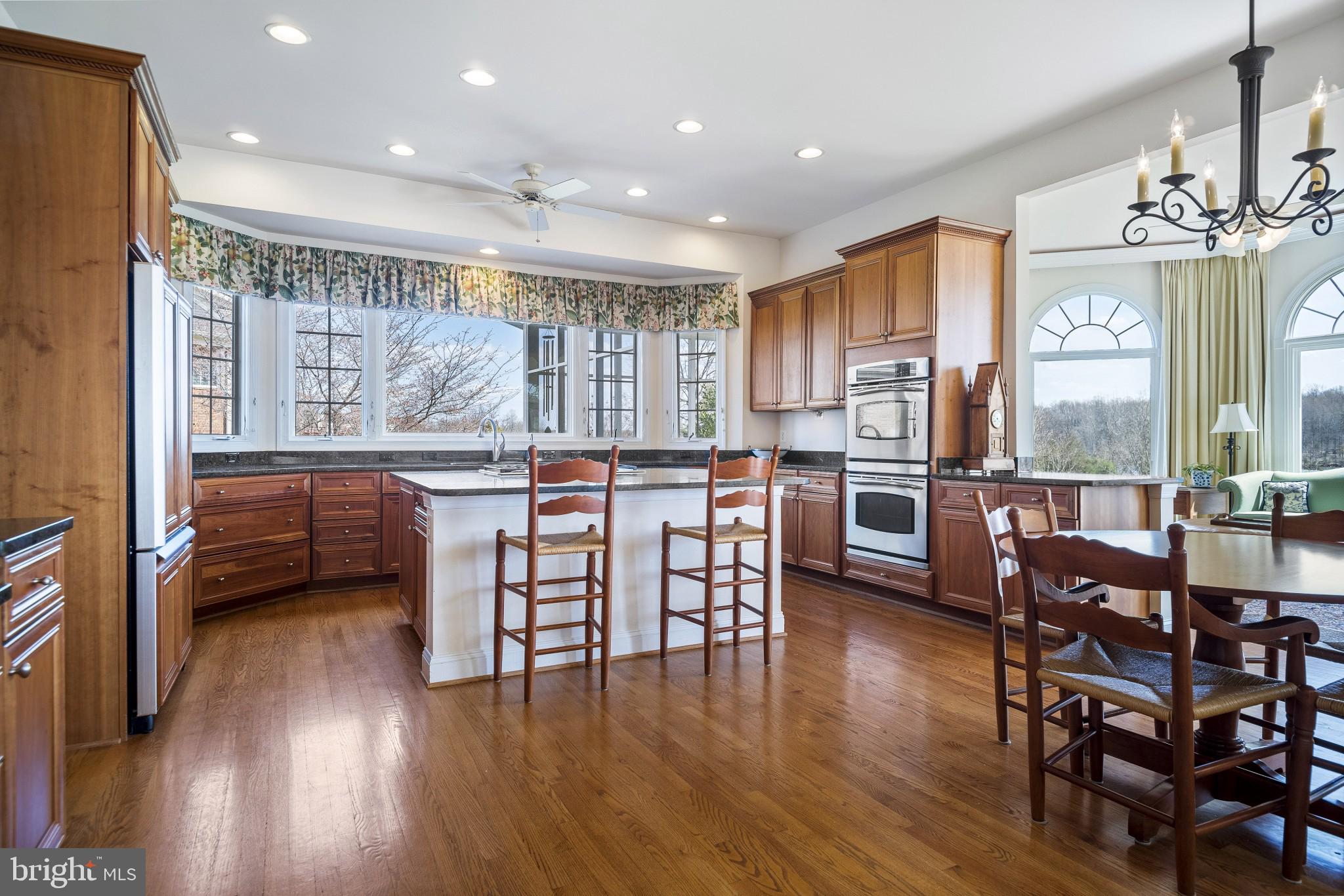 8514 Link Hills Loop Gainesville, VA 20155 - Photo 15 of 65 Cherry Cabinets, Granite, Expansive counter space