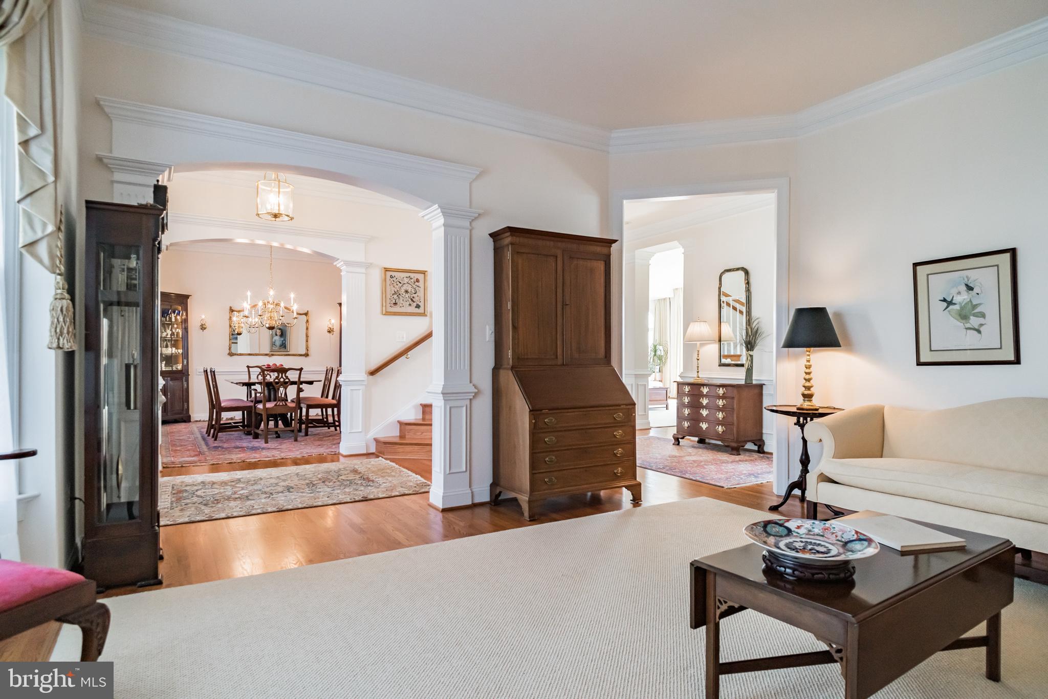 8514 Link Hills Loop Gainesville, VA 20155 - Photo 34 of 65 Formal Living Room looking into foyer