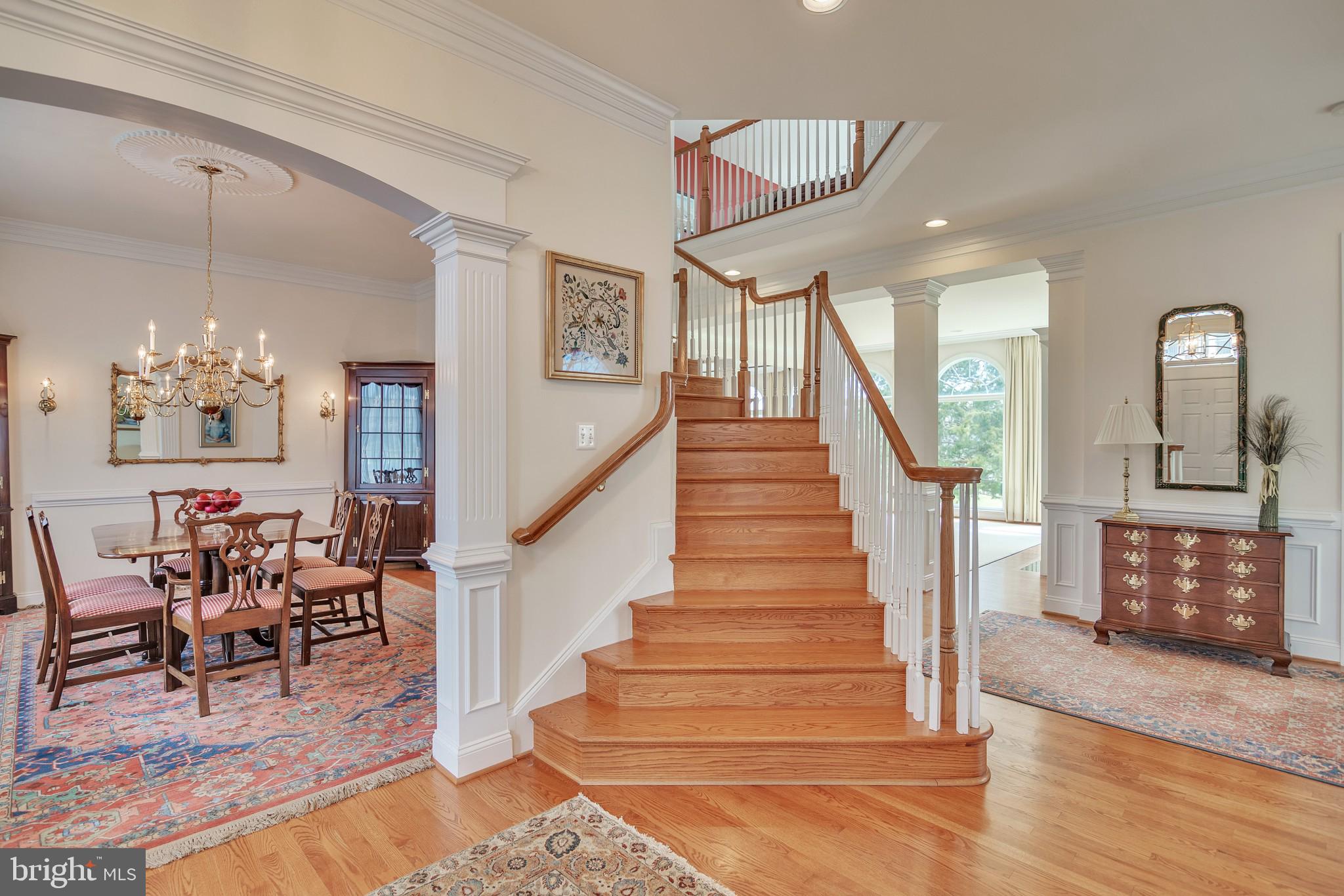 8514 Link Hills Loop Gainesville, VA 20155 - Photo 7 of 65 Dramatic and stunning foyer entering the home