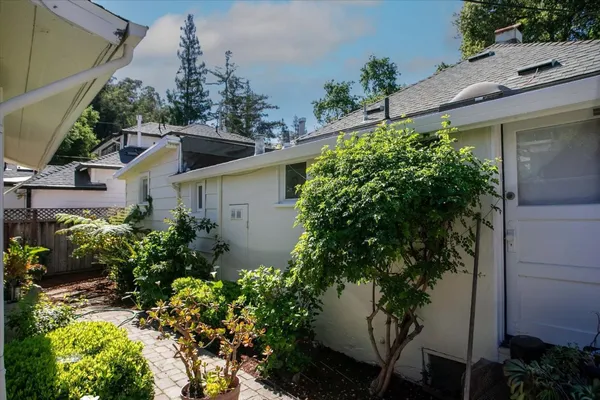 a living room with furniture and window