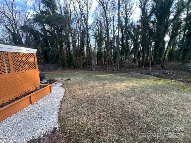 a view of outdoor space with trees
