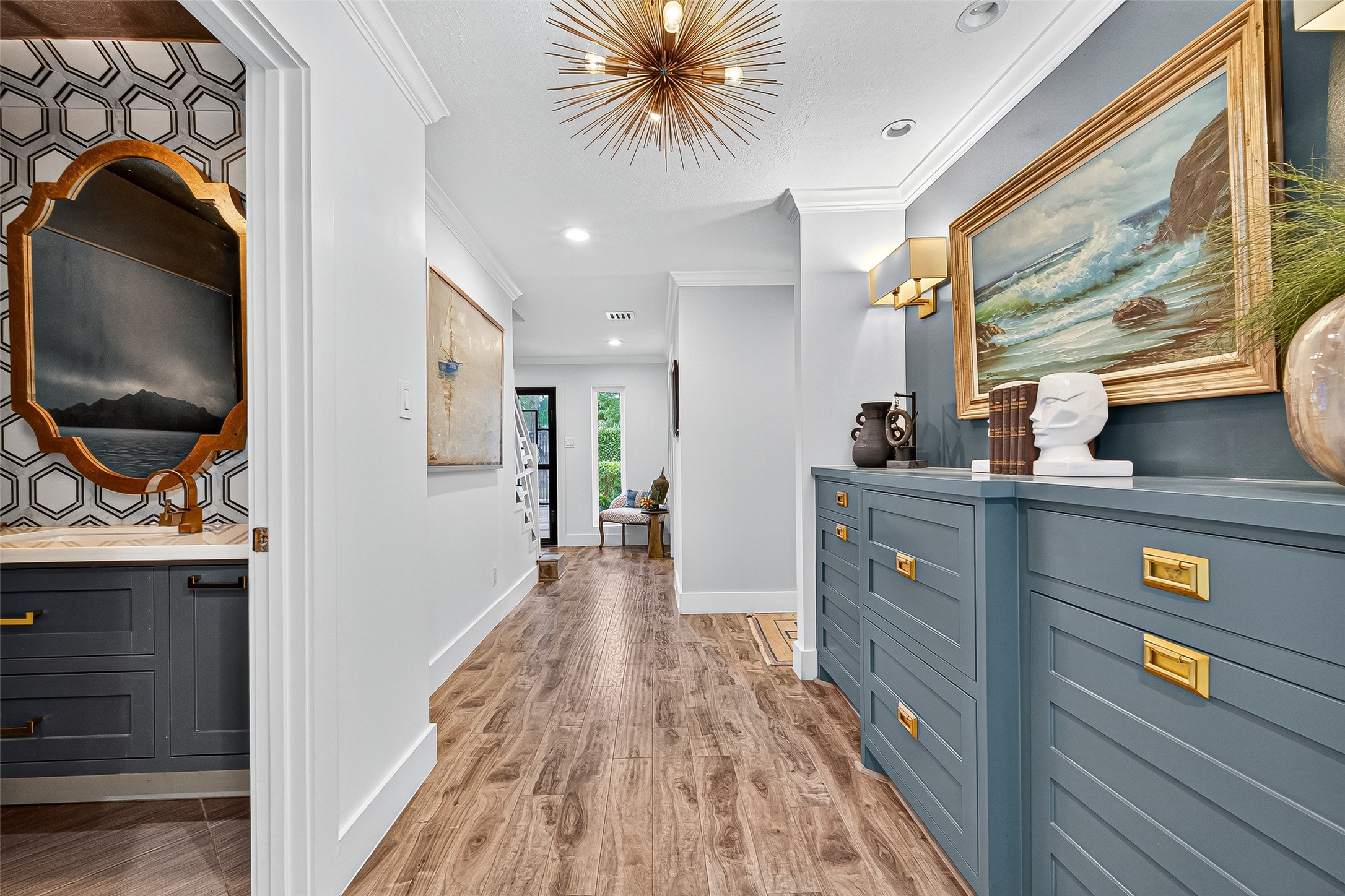 415 Ramblewood Road Houston, TX 77079 - Photo 13 of 49 Beautiful built-ins in this entryway hall