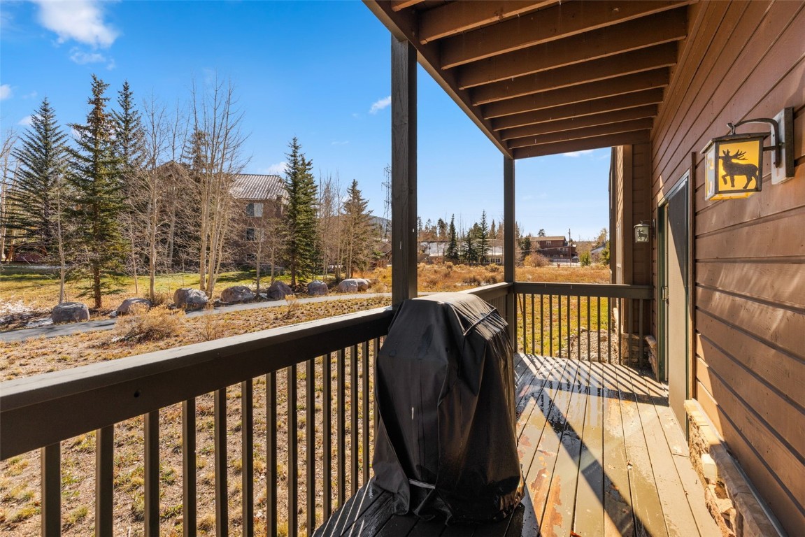 164 Buck Ridge Road, Unit 164 Summit Cove, CO 80435 - Photo 18 of 28 a city view from a balcony