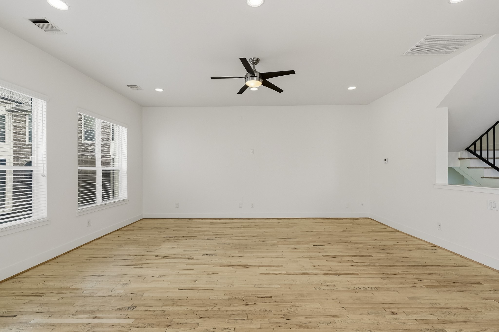2004 Rosedale Street, Unit D Houston, TX 77004 - Photo 12 of 45 Plenty of wall space to mount a TV, and the room is prewired for surround sound, ready for movie nights or game day.