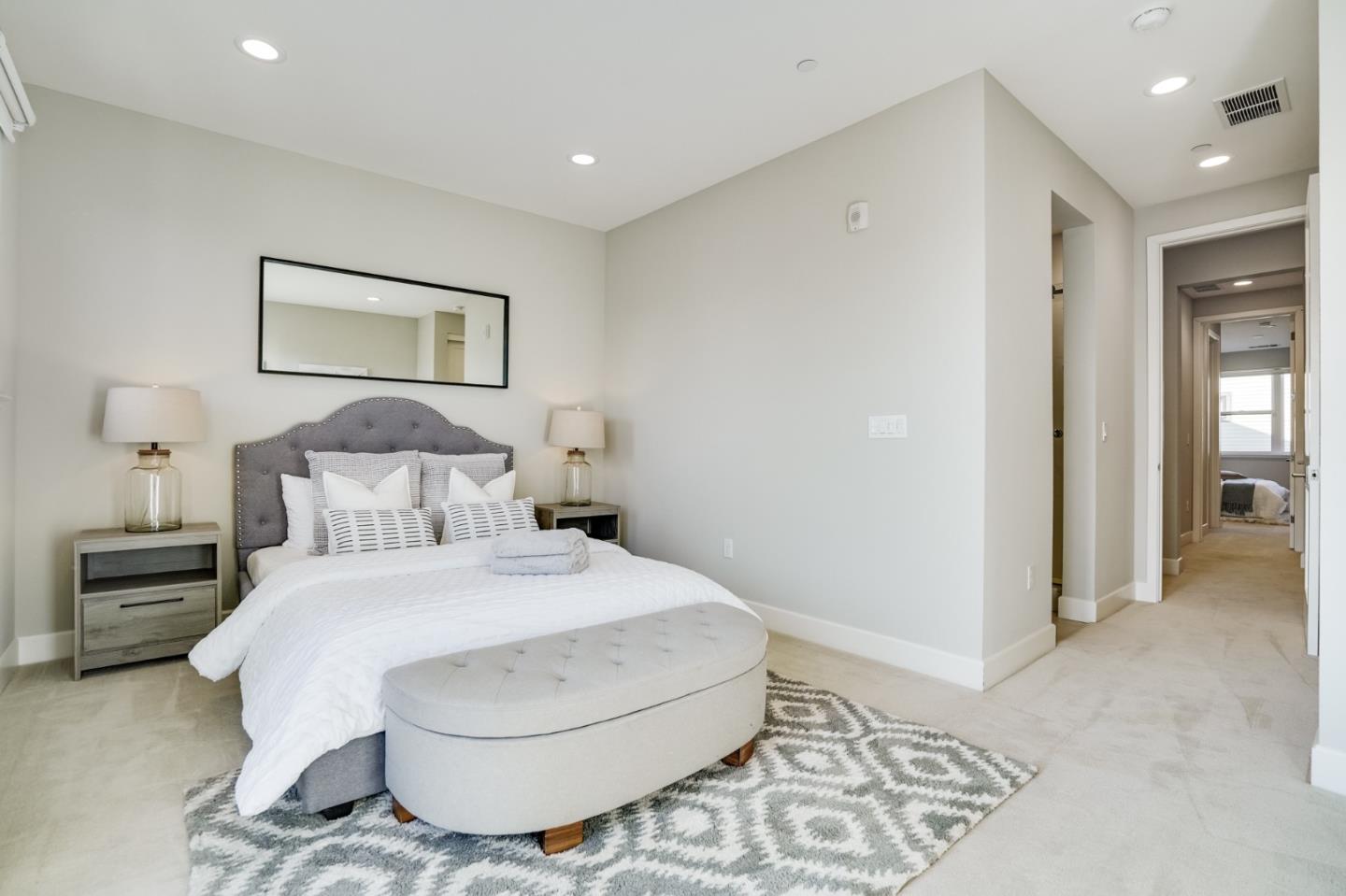 415 Franklin Parkway San Mateo, CA 94403 - Photo 13 of 31 a bedroom with a bed and a painting on the wall