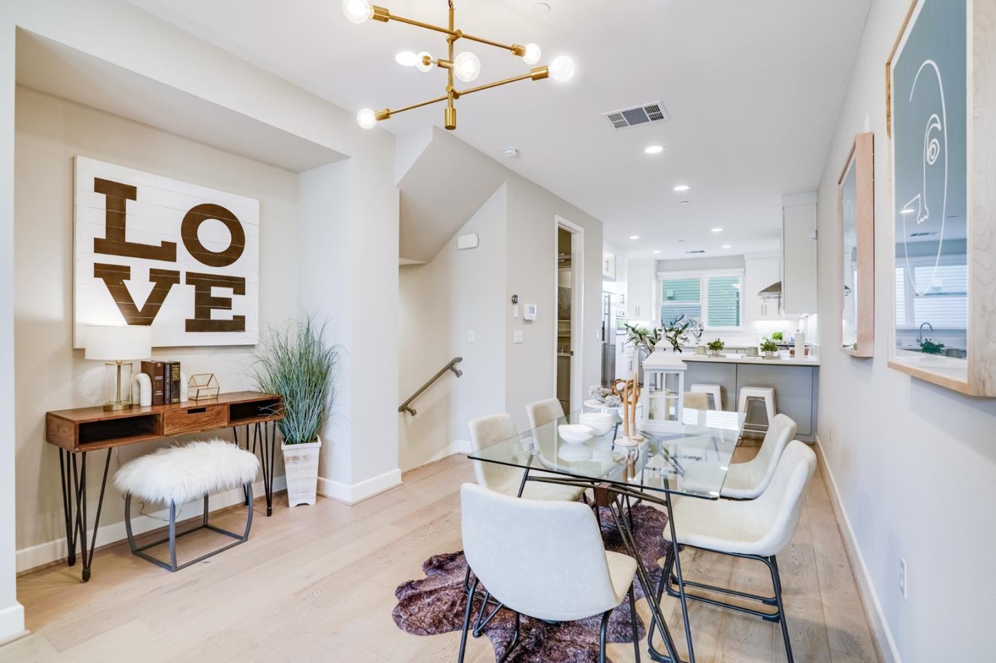 415 Franklin Parkway San Mateo, CA 94403 - Photo 7 of 31 a view of a dining room with furniture window and wooden floor