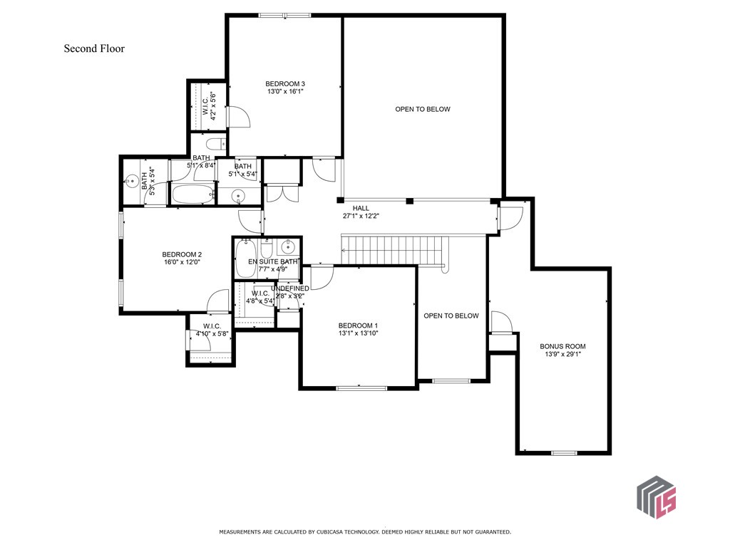 1131 Willow Ridge Athens, GA 30606 - Photo 44 of 45 upstairs- floor plan