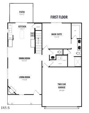 517 Springtooth Drive Zebulon, NC 27597 - Photo 7 of 8 First Floor