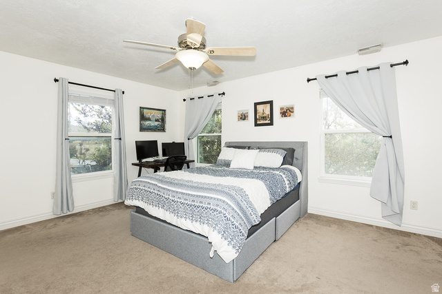 7797 North Windhover Road Eagle Mountain, UT 84005 - Photo 15 of 33 Bright bedroom with two windows providing natural light