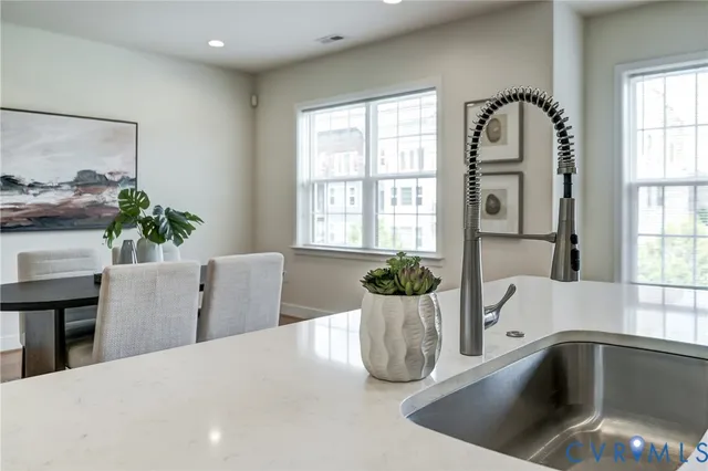 a view of a living room and a window