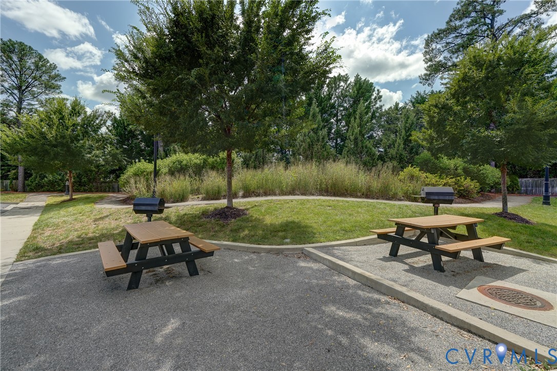 2006 Libbie Lake W Street, Unit B Richmond, VA 23230 - Photo 38 of 43 a park bench sitting in the middle of a park