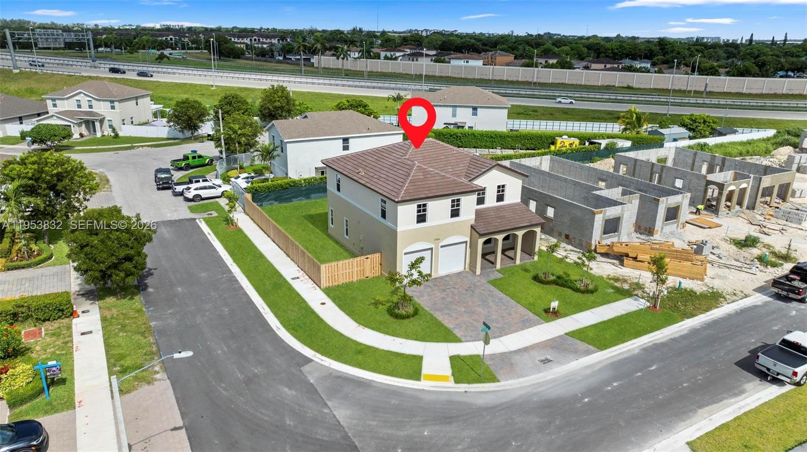 27364 Southwest 133rd Path Homestead, FL 33032 - Photo 37 of 40 a view of swimming pool with outdoor seating and lake view