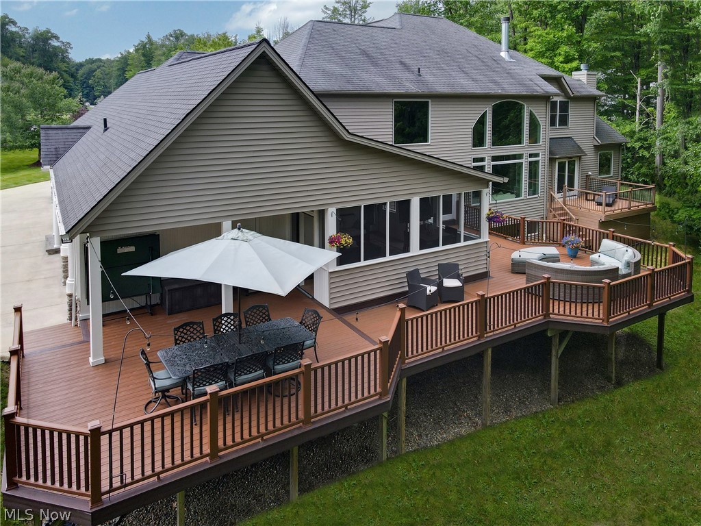 7070 Granite Ridge Chagrin Falls, OH 44023 - Photo 26 of 34 Oversized wrap-around deck with beautiful views