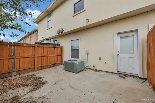 a backyard of a house