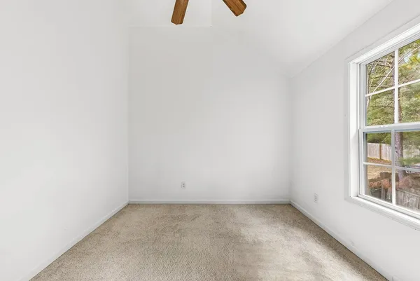 an a ceiling fan with window