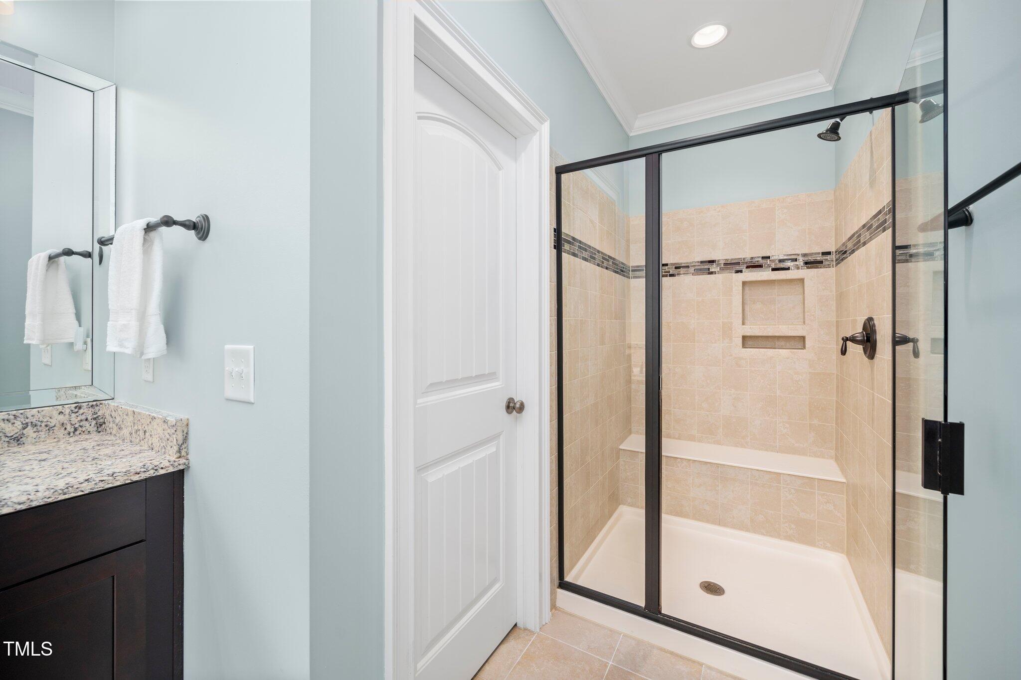 512 Fallon Grove Way Raleigh, NC 27608 - Photo 22 of 34 Master Spa with Walkin shower and separate Water Closet