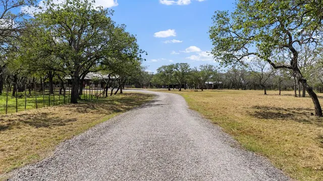 a view of road with tree s