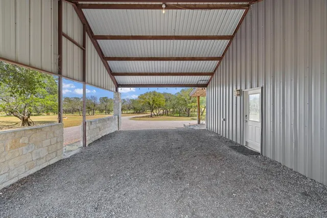 a view of room with large window