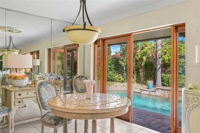 a bedroom with a bed and balcony