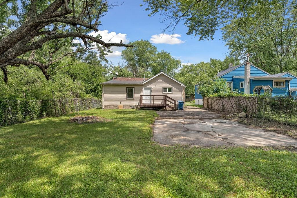3714 Keck Place Gary, IN 46408 - Photo 22 of 24 a view of a yard in front of house